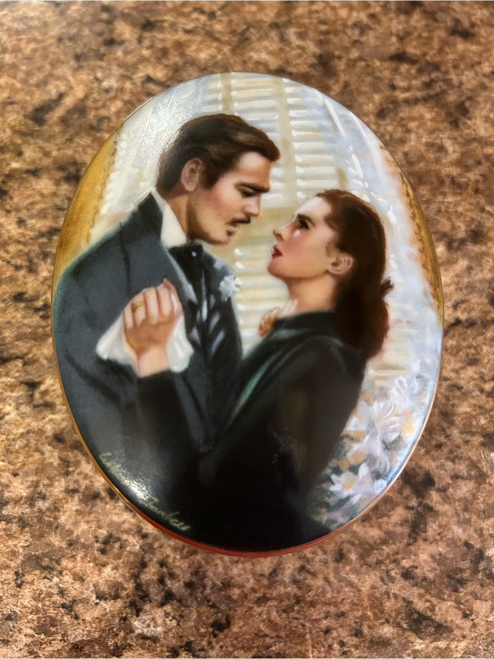 Gone With the Wind "The Proposal" by William Chambers 1991 Working Music Box